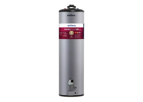 TERMOTANQUE SEÑORIAL FAMILY MULTIGAS 120L