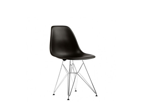 SILLA EAMES GARDEN LIFE CROMO NEGRO