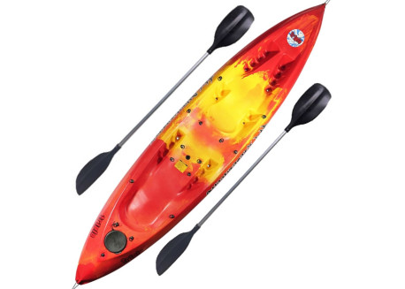 KAYAK ATLANTIKAYAK´S MODELO TRIPLO C/REMOS