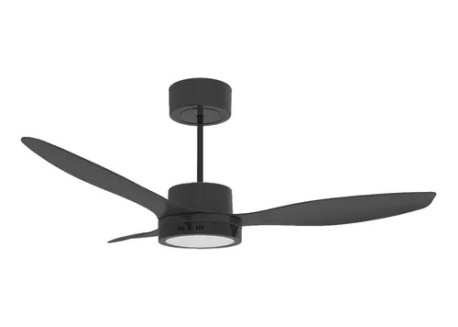 VENTILADOR INDELPLAS TECHO IVT47-01P NEGRO CON PLAFON