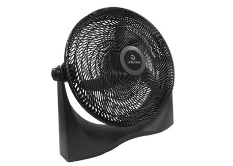 VENTILADOR TURBO RECLINABLE 20" 3 ASPAS NEGRAS 90W WHITENBLACK WBTFW20P