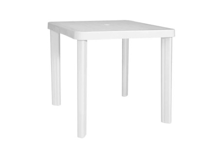 MESA CUADRADA GARDEN LIFE BORNEO 75X75 F403000 BLANCO